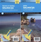 KartoGrafija Turisticno-nauticna Karta Dalmatia, 2 Bl.