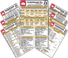 Hawelka Verlag - Anästhesie Karten-Set - professional, 7 Medizinische Taschen-Karten