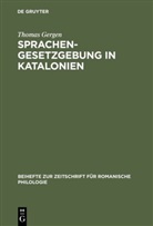 Thomas Gergen - Sprachengesetzgebung in Katalonien