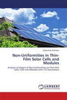 Galymzhan Koishiyev - Non-Uniformities in Thin-Film Solar Cells and Modules