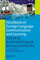 Karlfrie Knapp, Karlfried Knapp, Seidlhofer, Seidlhofer, Barbara Seidlhofer - Handbook of Foreign Language Communication and Learning