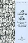 Hans Jürgen Below, Han J Below - Fünfzig Juristen von heute