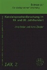 Jörg Meier, Arne Ziegler, Jörg M Meier, Arne Ziegler - Kanzleisprachenforschung im 19. und 20. Jahrhundert