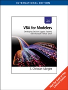 S. Albright, S. Chr. Albright, S. Christian Albright, S. Albright - VBA for Modelers, m.  Buch, m.  Online-Zugang; .