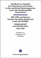 Josef Boyer, Till Kössler - Handbuch zur Statistik der Parlamente und Parteien in den westlichen Besatzungszonen und in der Bundesrepublik Deutschland. Tl.-Bd.4