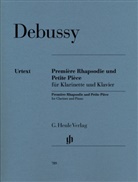 Claude Debussy, Ernst-Günter Heinemann - Claude Debussy - Première Rhapsodie und Petite Pièce für Klarinette und Klavier
