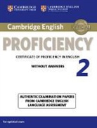 Cambridge ESOL, University of Cambridge Local Examinations Syndica - Cambridge English Proficiency 2 Student Book