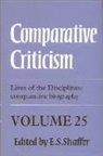 Elinor S. Shaffer, Elinor Shaffer - Comparative Criticism