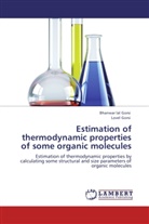 Bhanwar la Gorsi, Bhanwar lal Gorsi, Lovel Gorsi - Estimation of thermodynamic properties of some organic molecules