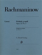 Sergej Rachmaninow, Sergej W. Rachmaninow, Dominik Rahmer - Sergej Rachmaninow - Prélude g-moll op. 23 Nr. 5