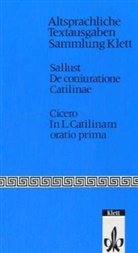 Cicero, Sallust - De coniuratione Catilinae