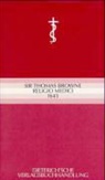 Thomas Browne, Werner von Koppenfels - Religio Medici