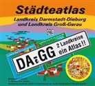 Michael Messer, MeK Landkarten GmbH - Landkreis Darmstadt-Dieburg und Landkreis Groß-Gerau Städteatlas 1 : 13 000