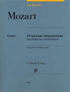 Wolfgang Amadeus Mozart, Sylvia Hewig-Tröscher - Wolfgang Amadeus Mozart - Am Klavier - 15 bekannte Originalstücke