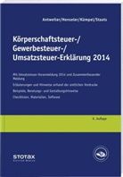 Ulrich Antweiler, Björ Claudy, Björn Claudy, Fran Henseler, Frank Henseler, Andreas Kümpel... - Körperschaftsteuer-, Gewerbesteuer-, Umsatzsteuer-Erklärung 2014