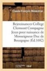 Ma(c)Nestrier, Claude-Francois Menestrier, Claude-François Ménestrier, Menestrier-c-f - Rejouissances college clermont
