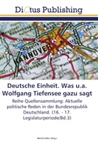 Marti Keller, Martin Keller - Deutsche Einheit. Was u.a. Wolfgang Tiefensee gazu sagt