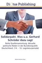 Michae Hochstein, Michael Hochstein - Solidarpakt. Was u.a. Gerhard Schröder dazu sagt