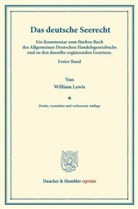 William Lewis - Das deutsche Seerecht.