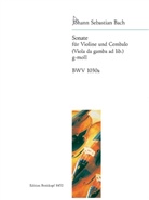 Johann Sebastian Bach, Klaus Hofmann - Sonate g-moll BWV 1030a, für Violine und Cembalo (Viola da gamba ad lib.)