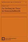 Johannes Caspar - Zur Stellung des Tieres im Gemeinschaftsrecht