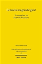 Nil Goldschmidt, Nils Goldschmidt - Generationengerechtigkeit