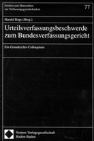 Haral Bogs, Harald Bogs - Urteilsverfassungsbeschwerde zum Bundesverfassungsgericht