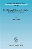 Gregor Kirchhof - Die Erfüllungspflichten des Arbeitgebers im Lohnsteuerverfahren.