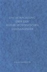 H D van Goudoever - Eine Betrachtung über den anthroposophischen Seelenkalender
