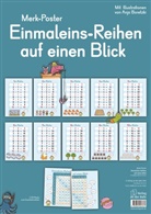 Redaktionsteam Verlag an der Ruhr, Redaktionsteam Verlag an der Ruhr, Anja Boretzki - Einmaleins-Reihen auf einen Blick, 12 farbige Poster DIN A3