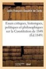 De tardy-l-f-d, Tardy, de Tardy-L-F-D - Essais critiques, historiques,