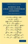 Paul Emile Botta, Paul-¿ile Botta, Paul-Emile Botta, Paul-Émile Botta - Memoire Sur l'écriture Cuneiforme Assyrienne