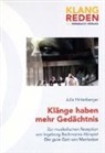 Julia Hinterberger - Klänge haben mehr Gedächtnis