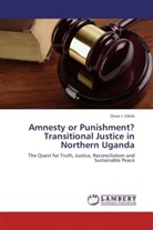 Oscar J Edule, Oscar J. Edule - Amnesty or Punishment? Transitional Justice in Northern Uganda
