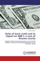 Andrew Kung'a - Roles of bank credit and its impact on SME s: a case of Kisumu county