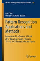 De Marsico, De Marsico, Maria De Marsico, An Fred, Ana Fred, Maria de Marsico - Pattern Recognition Applications and Methods