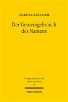 Martina Bannasch - Der Gemeingebrauch des Namens
