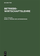 Dieter Schneider, Waldemar Wittmann - Betriebswirtschaftslehre - Band 3: Theorie der Unternehmung