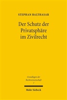 Stephan Balthasar - Der Schutz der Privatsphäre im Zivilrecht