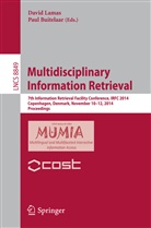 Buitelaar, Buitelaar, Paul Buitelaar, Davi Lamas, David Lamas - Multidisciplinary Information Retrieval