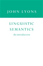 Lyons John, John Lyons - Linguistic Semantics
