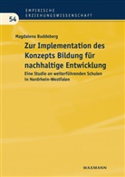Magdalena Buddeberg - Zur Implementation des Konzepts Bildung für nachhaltige Entwicklung