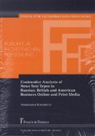 Anastasiya Kornetzki - Contrastive Analysis of News Text Types in Russian, British and American Business Online and Print Media