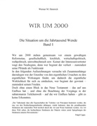 Werner M Heinrich, Werner M. Heinrich - Wir Um 2000 -  Band 1