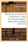 Ozanam, Ozanam-F - Reflexions sur la doctrine de