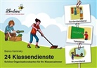 Bianca Kaminsky, Sabrina Willwersch - 24 Klassendienste. Schöne Organisationskarten für Ihr Klassenzimmer