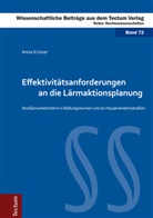 Anna Kröner - Effektivitätsanforderungen an die Lärmaktionsplanung