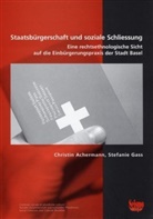 Christin Achermann, Stefanie Gass - Staatsbürgerschaft und soziale Schliessung