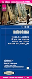 Peter Rump Verlag - Reise Know-How Landkarte Indochina (1:1.200.000) Vietnam, Laos, Kambodscha