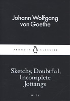 Johann Wolfgang von Goethe - Sketchy, Doubtful, Incomplete Jottings